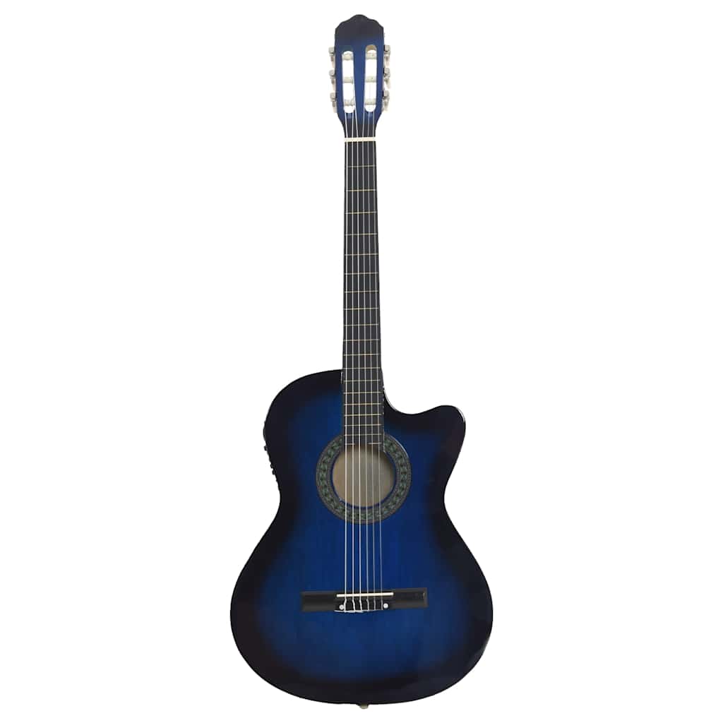 Westerngitarre Cutaway mit Equalizer und 6 Saiten