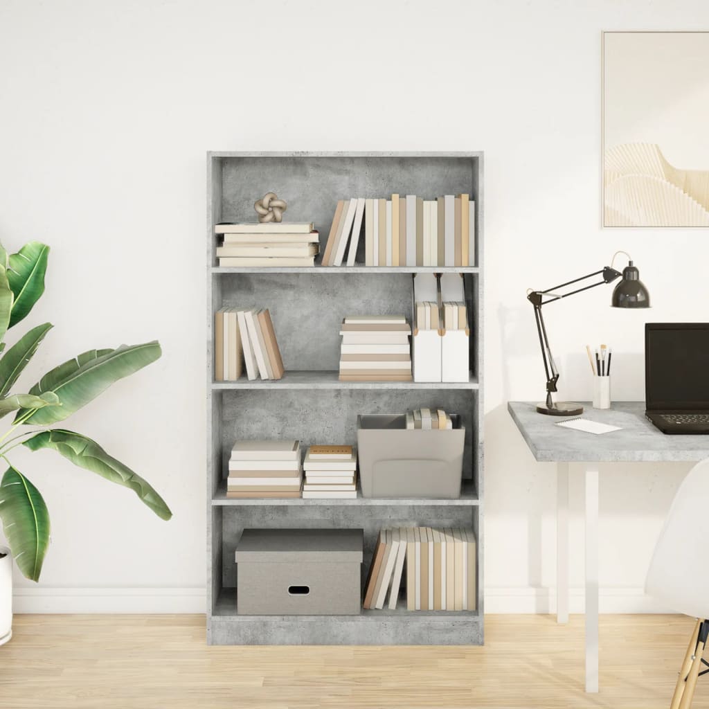 Bücherregal Weiß 40x24x75 cm Holzwerkstoff