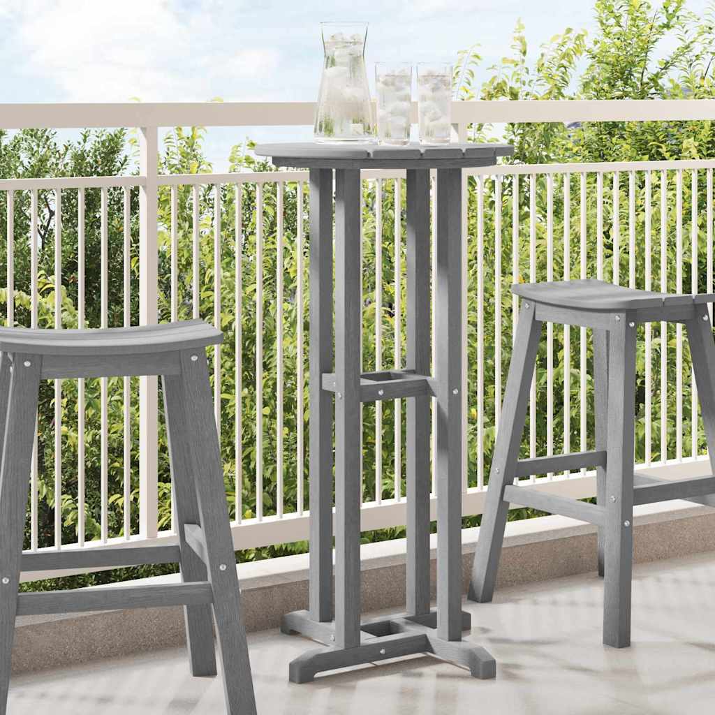 Bartisch Weiß 55 x 55 x 107 cm Polyethylen