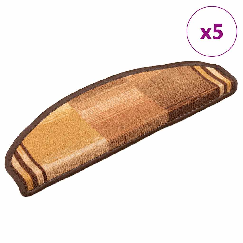 Stufenmatten Selbstklebend 5 Stk. 65x21x4 cm Rot
