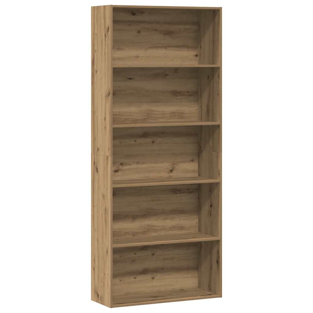 Bücherregal Weiß 80x30x189 cm Holzwerkstoff