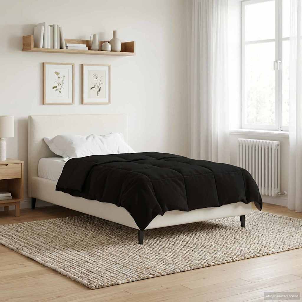 Ganzjahresbettdecke Anthrazit 135 x 200 cm Mikrofaser