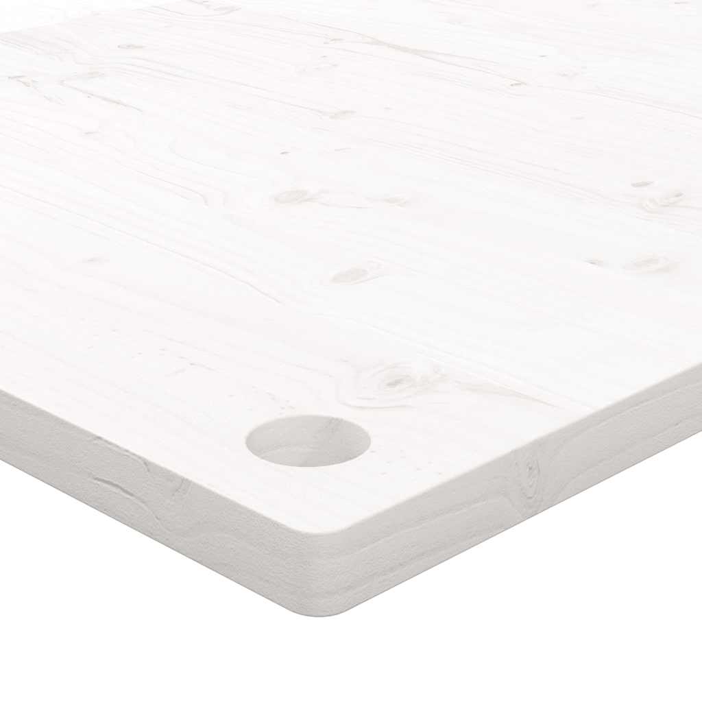 Schreibtischplatte 80x40x2,5 cm Massivholz Kiefer