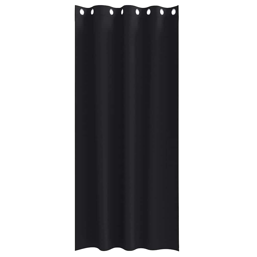 Verdunkelungs-Vorhänge mit Ringen 2 pcs Beige 140 x 140 cm