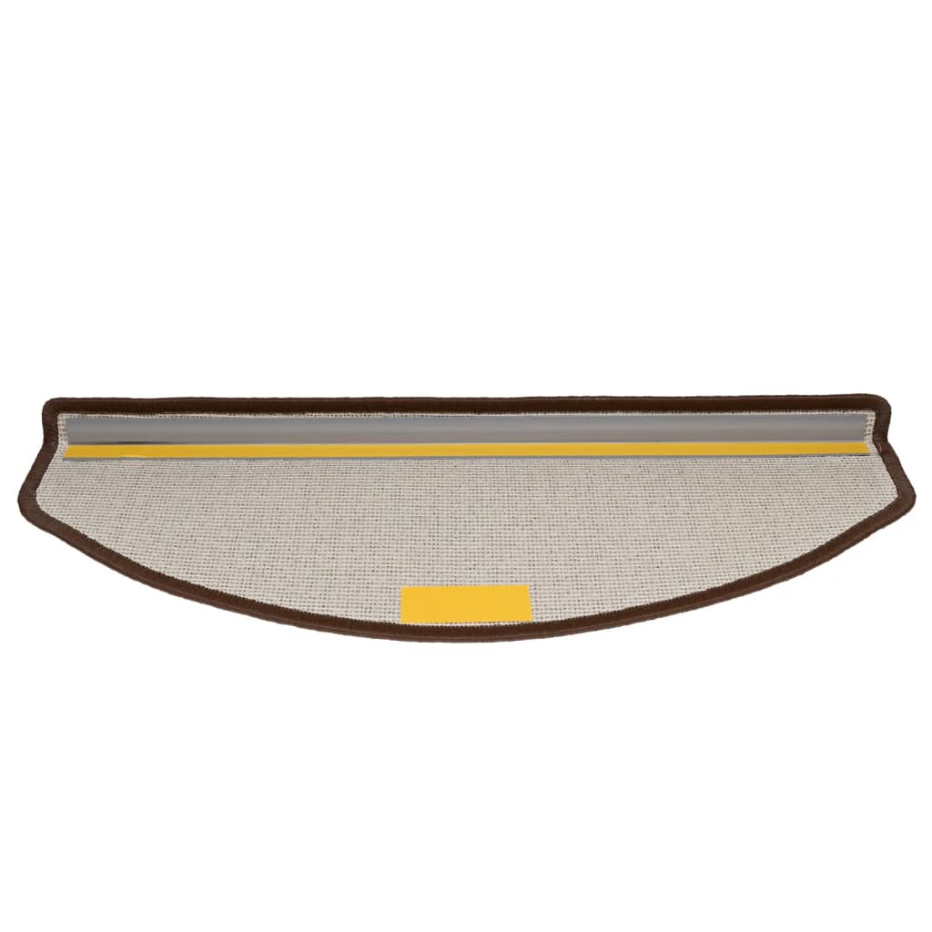 Stufenmatten 15 Stk. 56x17x3 cm Anthrazit Halbrund