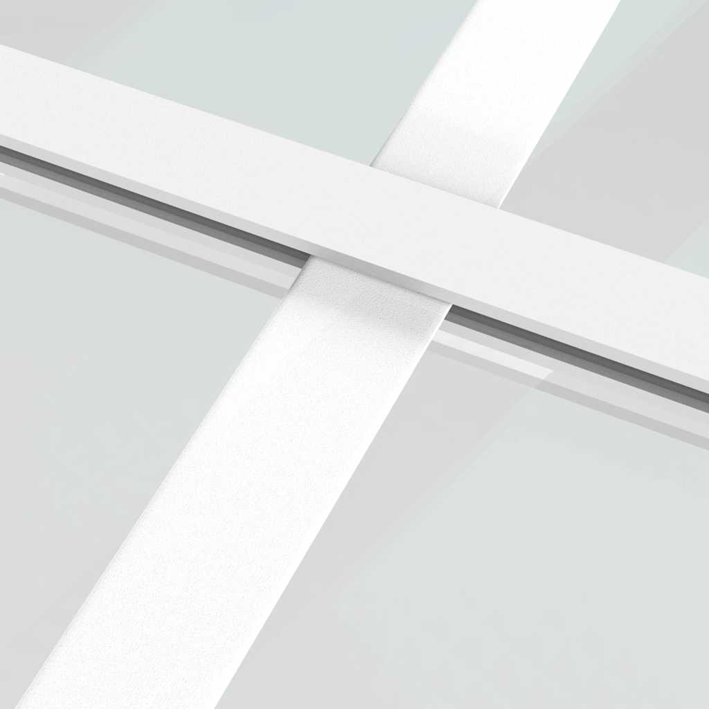 Schiebetür ESG-Glas und Aluminium 76x205 cm Schwarz
