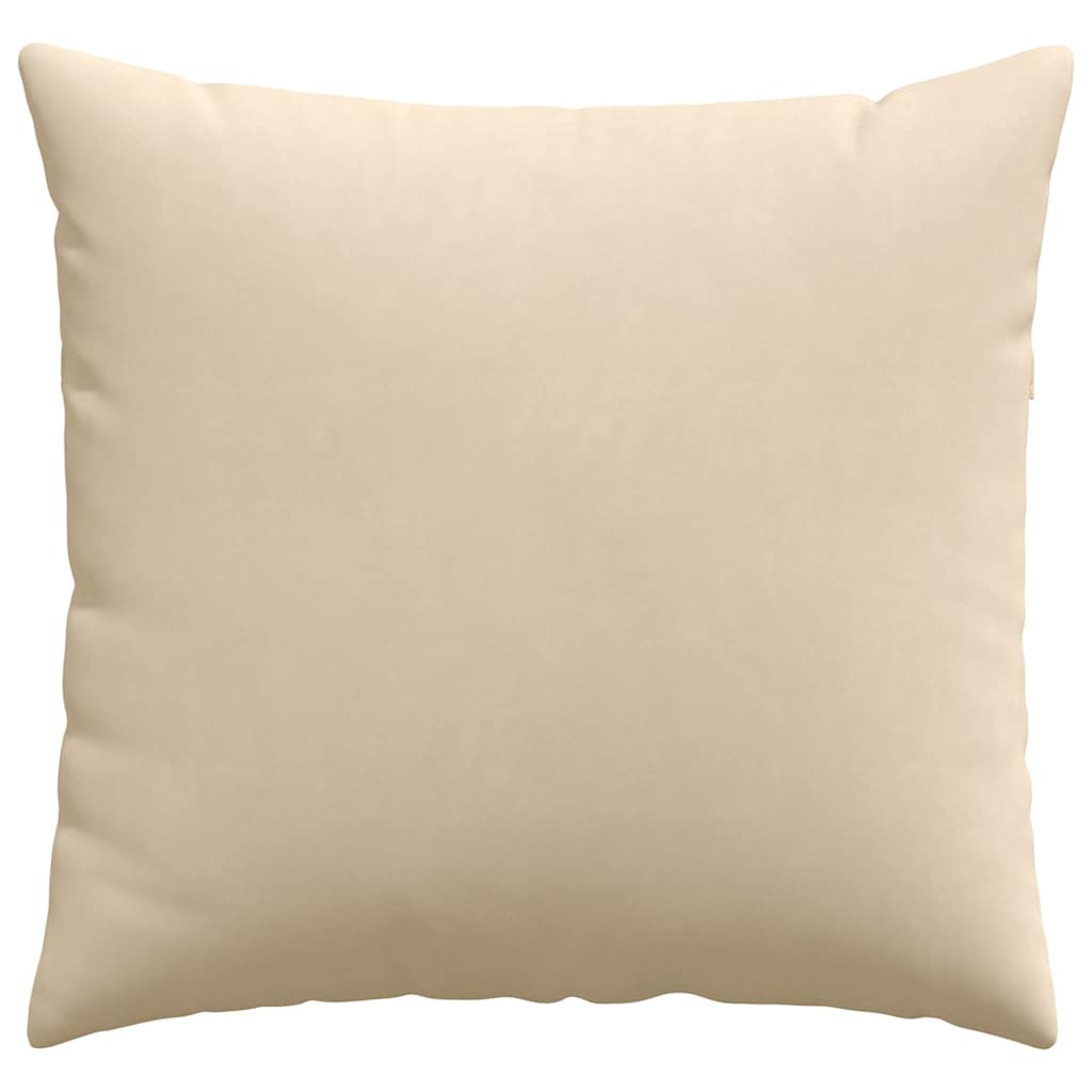 Sofakissen 2 Stück Taupe 50 x 30 cm Stoff