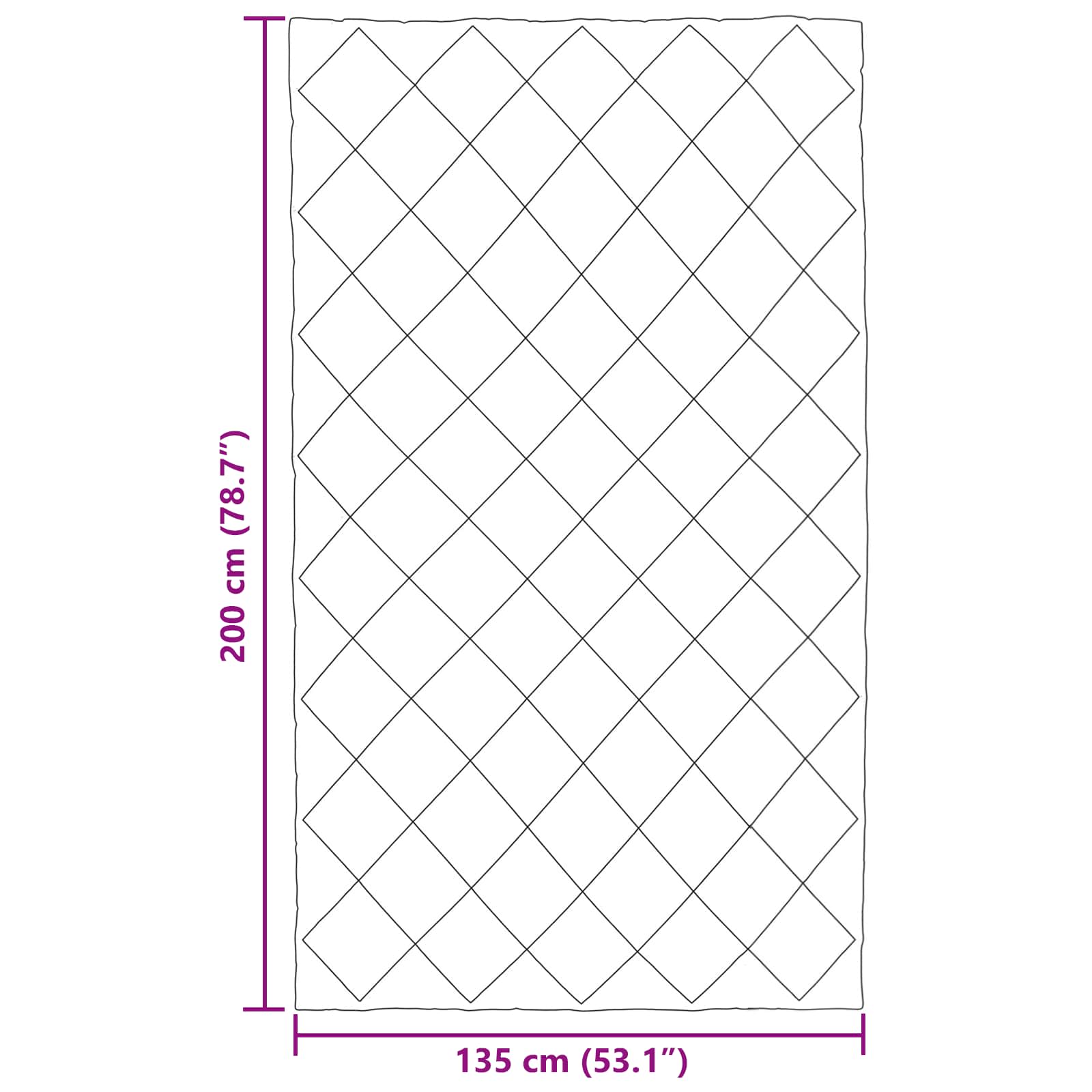 Ganzjahresbettdecke Anthrazit 135 x 200 cm Mikrofaser