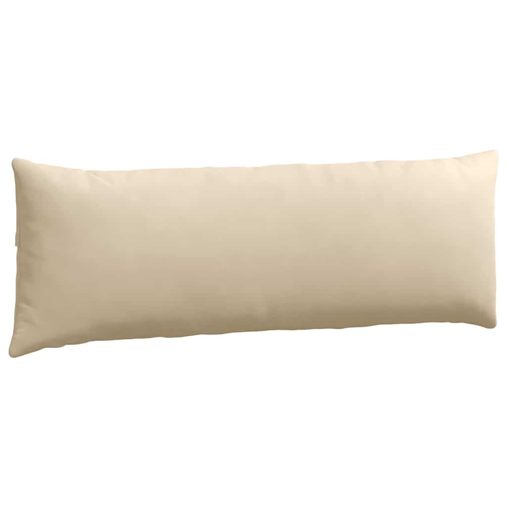 Sofakissen 2 Stück Taupe 50 x 30 cm Stoff