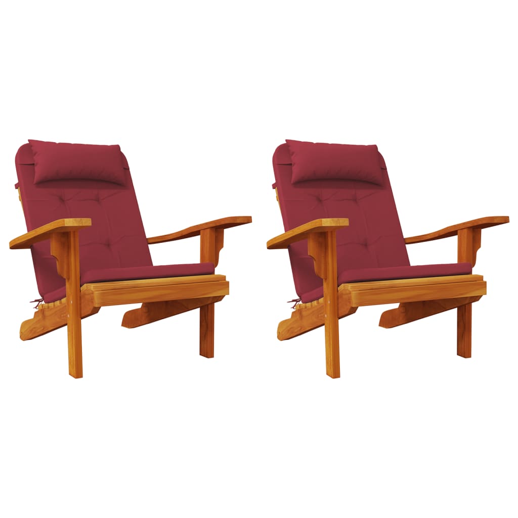 Adirondack-Auflagen 2 Stk. Hellblau Oxford-Gewebe