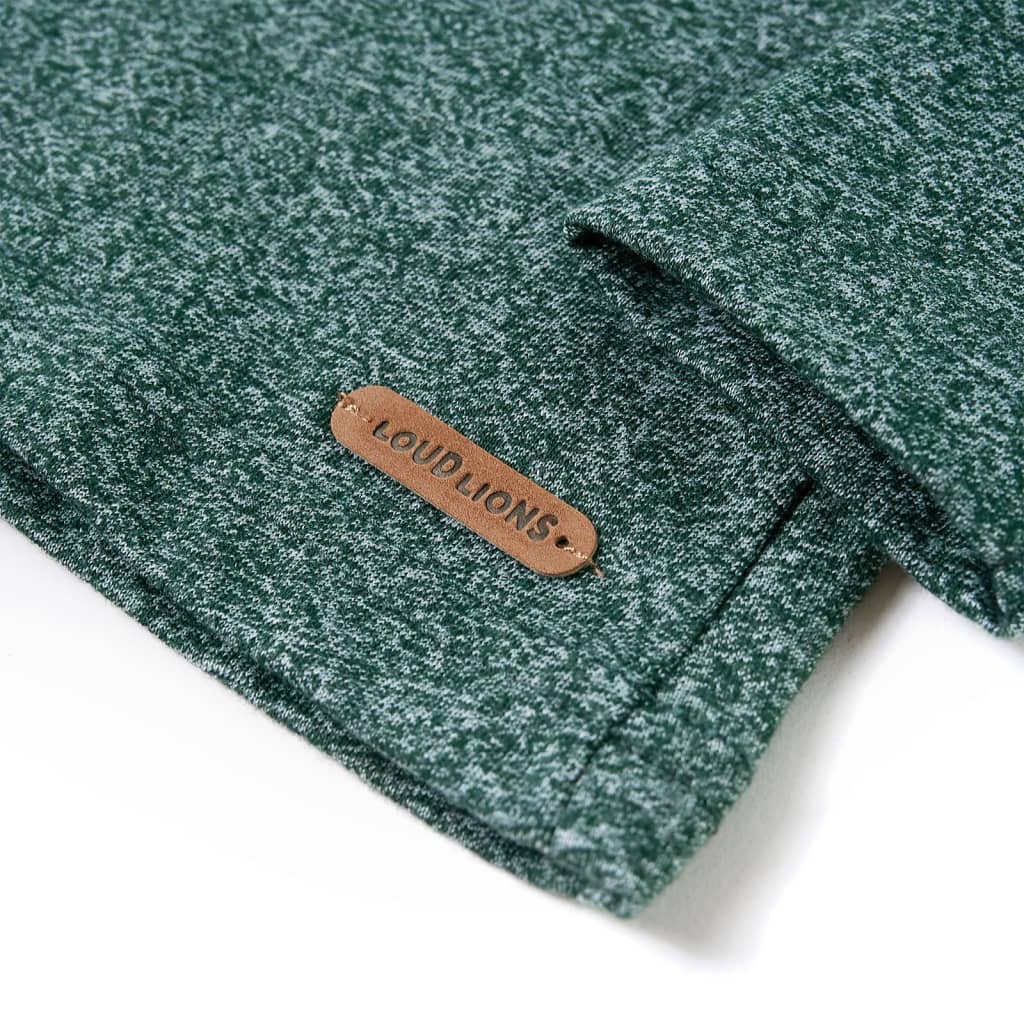 Kinder-Langarmshirt Cognac Melange 104