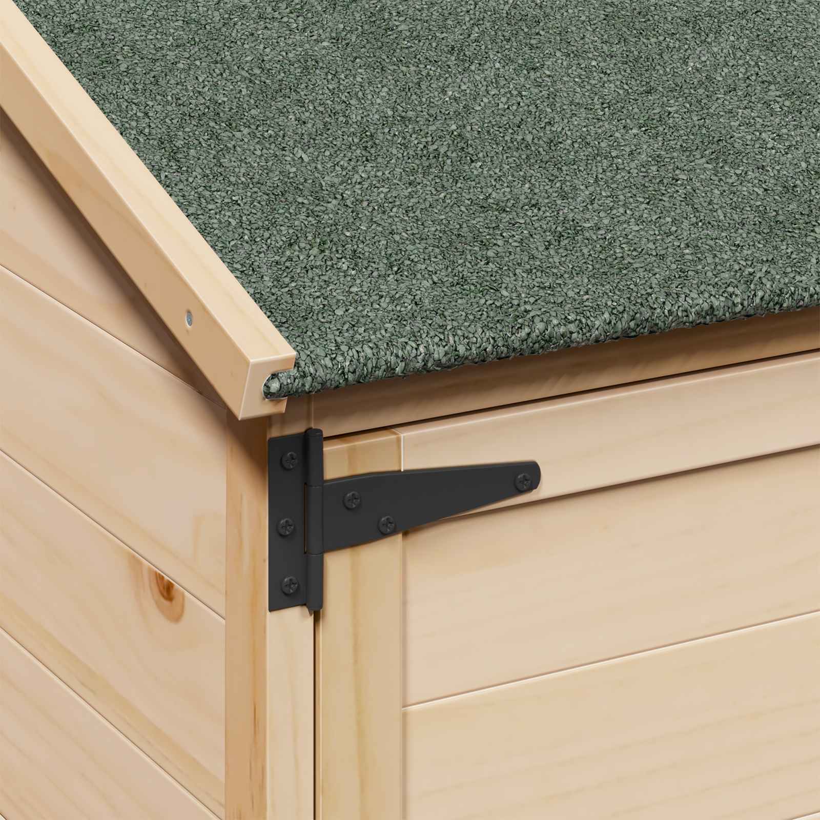 Gartenschuppen Natur 59 x 56 x 113,5 cm Massivholz aus Fichte