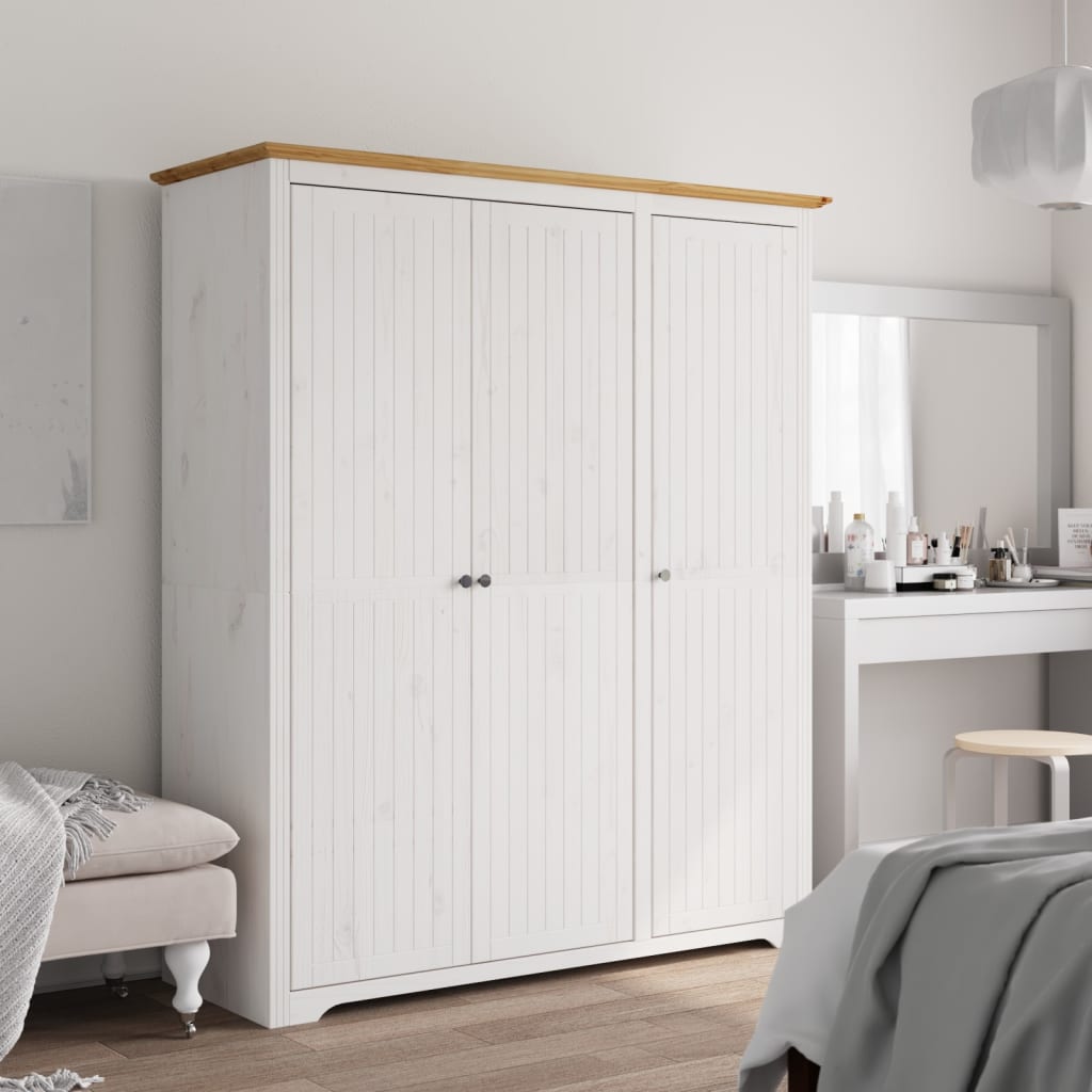 Kleiderschrank BODO Honigbraun 53,5 x 99 x 173 cm Holzwerkstoff