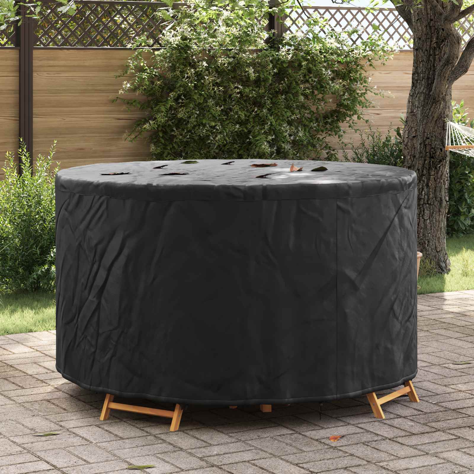 Möbelbezug Schwarz 102 x 102 x 71 cm 210D Oxford Stoff