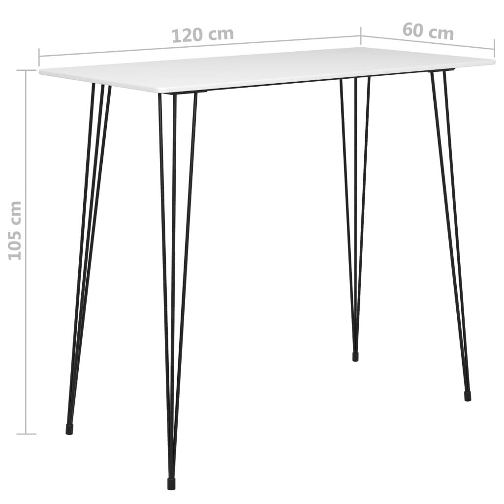 5-tlg. Bar-Set Schwarz und Weiß
