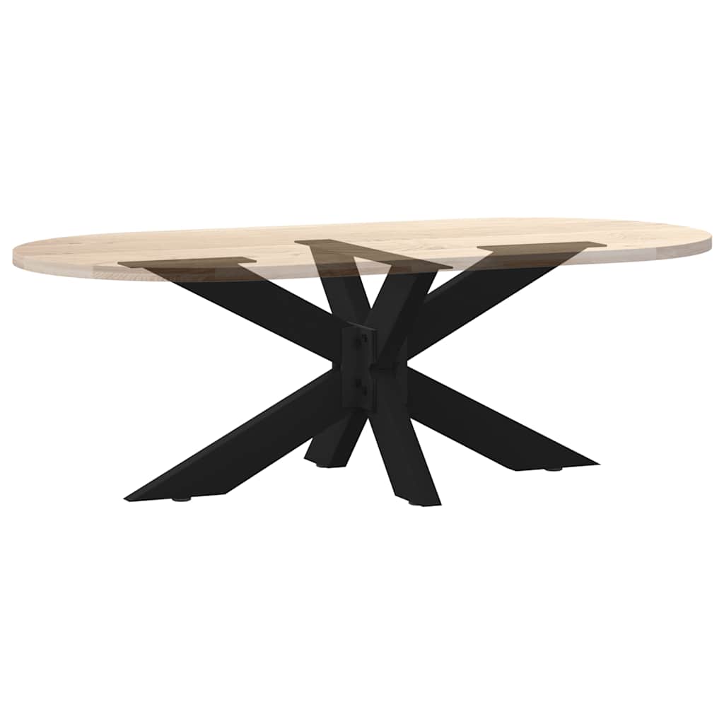 Couchtischbein in Spinnenform Naturstahl 98x58x(42-43) cm Stahl