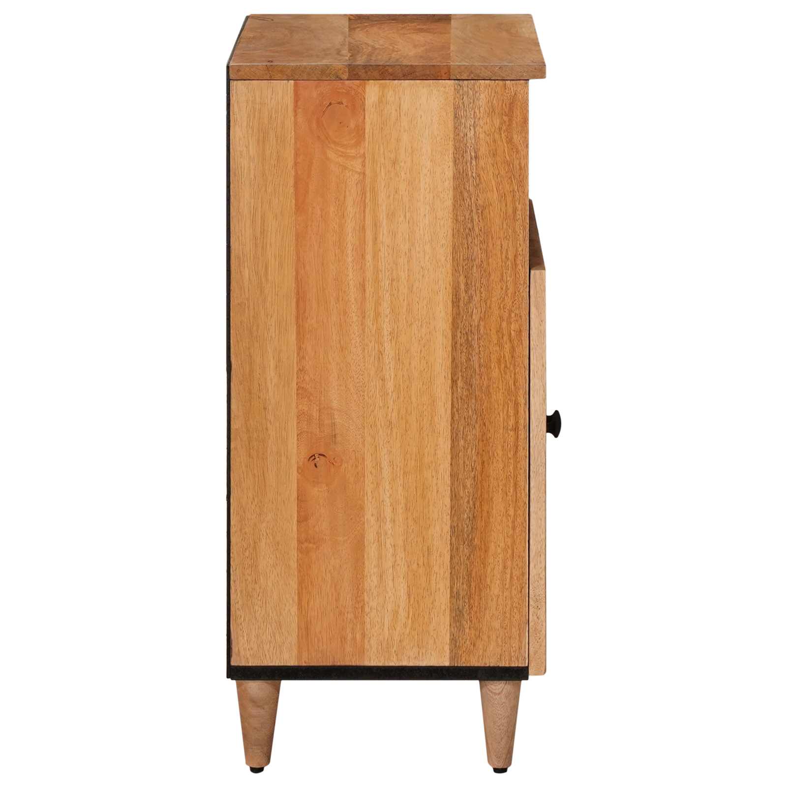Sideboard mit Speicher Walnuss 60 x 33 x 75 cm Massivholz Mango