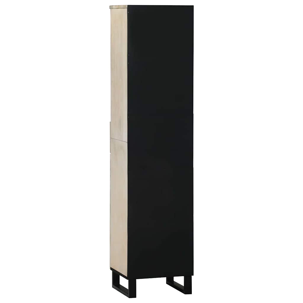 Badezimmerschrank Natur 38 x 33 x 160 cm Holzwerkstoff