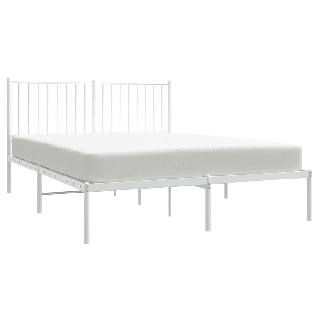 Bettgestell Metall Schwarz 75x190 cm