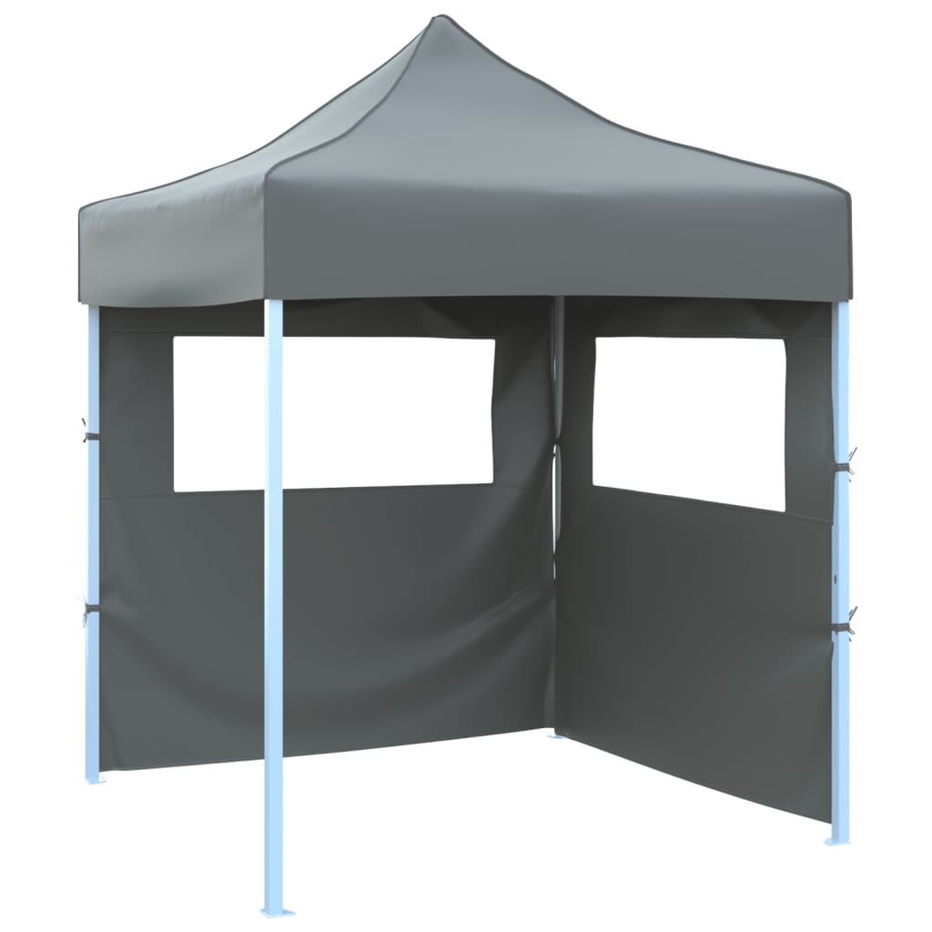 Partyzelt Faltbar Pop-Up Schwarz 200x200x306 cm
