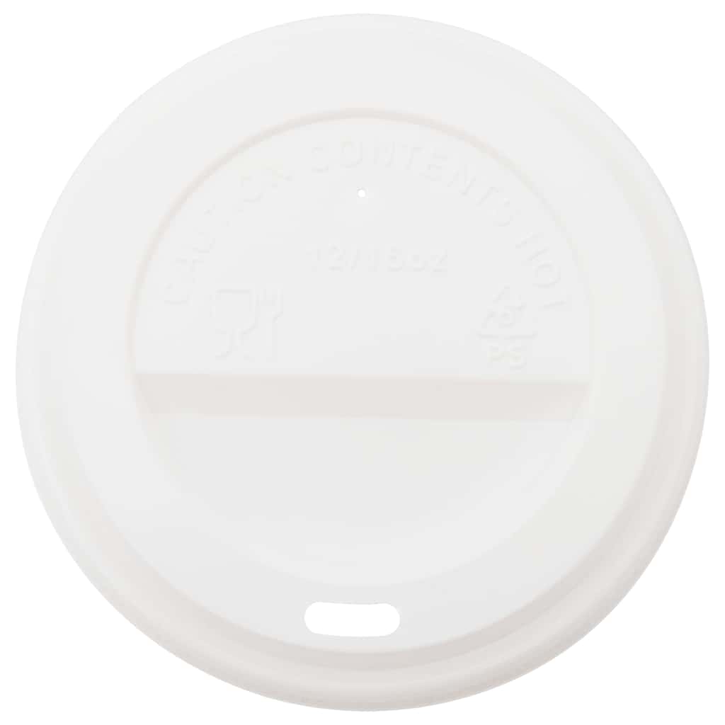 Deckel für Pappbecher Ø60 mm 4oz 1000 Stk. Weiß Kunststoff