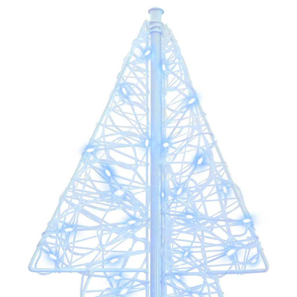 Weihnachtsbaum mit 100 LEDs Warmes Weiß 120 cm Acryl