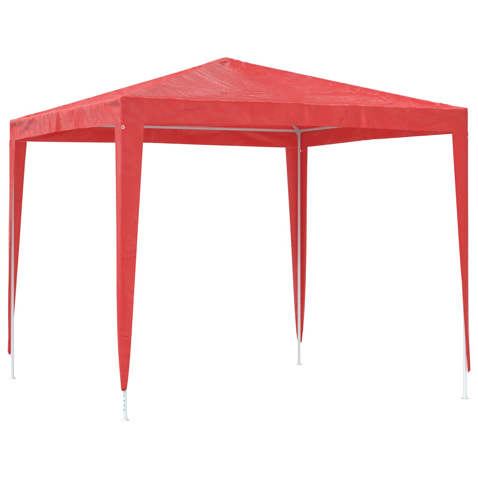 Party-Zelt 200 x 200 x 240 cm Rot PE und Stahl