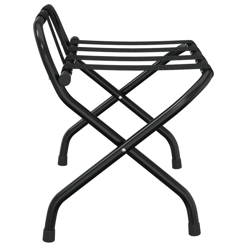 Gepäckträger mit Rückenlehne Silber 56 x 39 x 52 cm