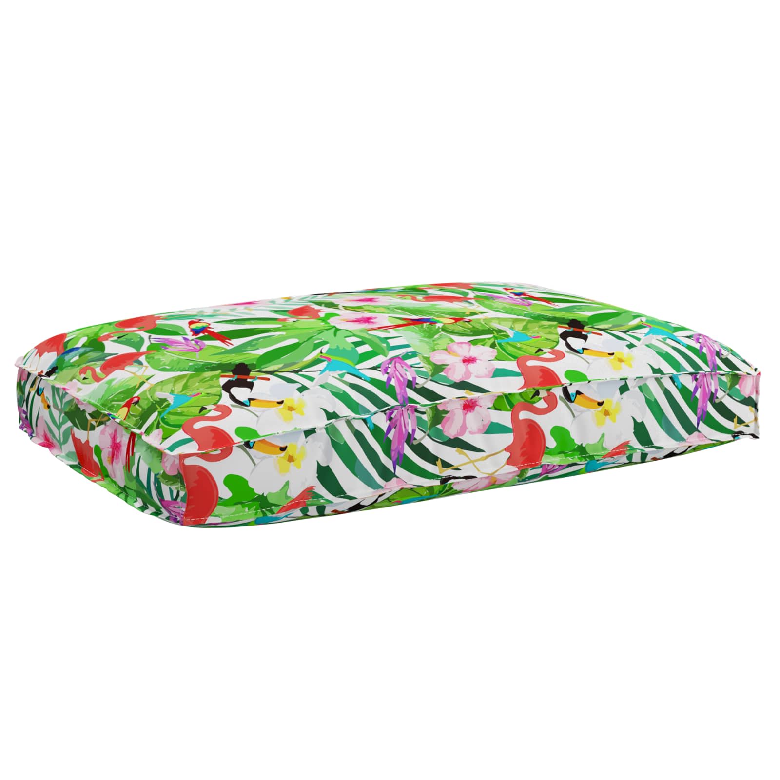 Kissen Anthrazit 120 x 80 x 12 cm Oxford-Stoff