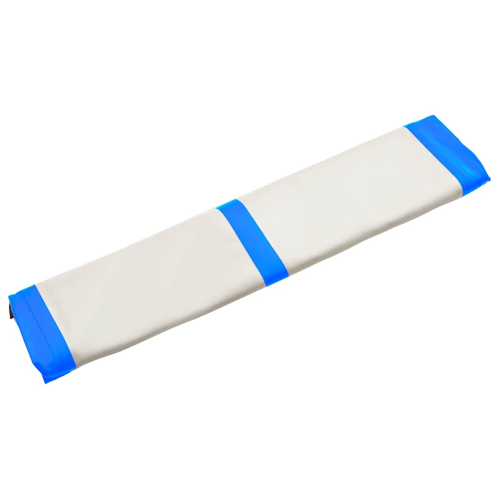 Aufblasbare Gymnastikmatte mit Pumpe 300×100×10 cm PVC Rosa