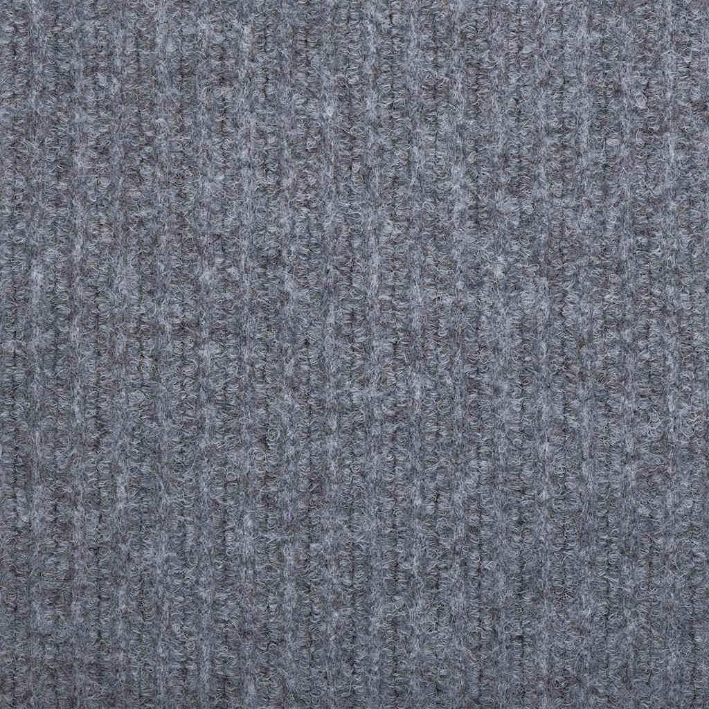 Teppichläufer Grau 80 x 150 cm Stoff