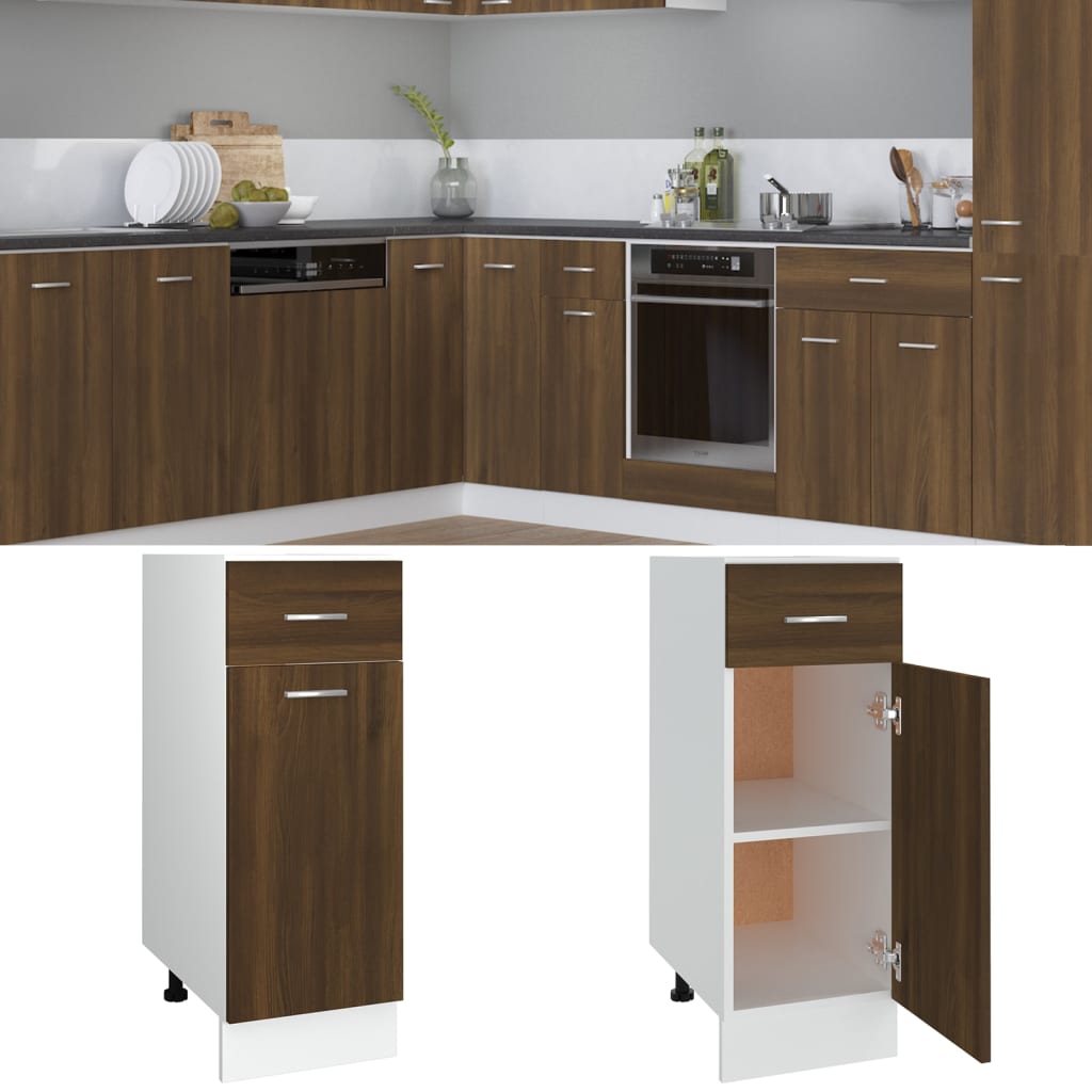 Unterschrank Lyon Weiß 60x46x81,5 cm Holzwerkstoff