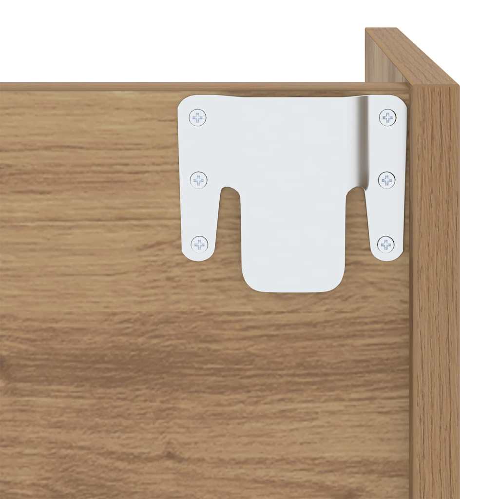 Wand-Schuhschränke 4 Stk. Weiß 60x18x60 cm Holzwerkstoff
