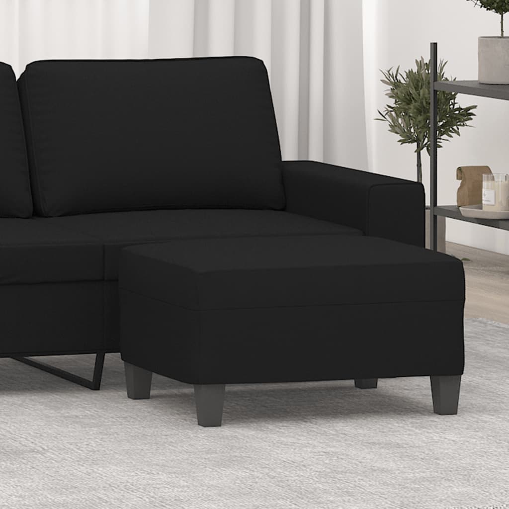 Fußhocker Taupe 60x50x41 cm Mikrofasergewebe