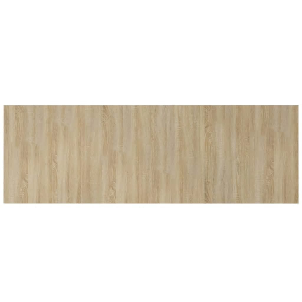 Kopfteil mit Nachttischen Weiß Holzwerkstoff