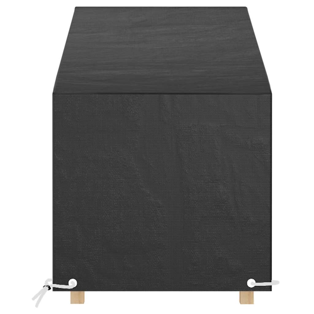 Abdeckungen für Sonnenliegen 2 Stk. 12 Ösen 205x75x40 cm