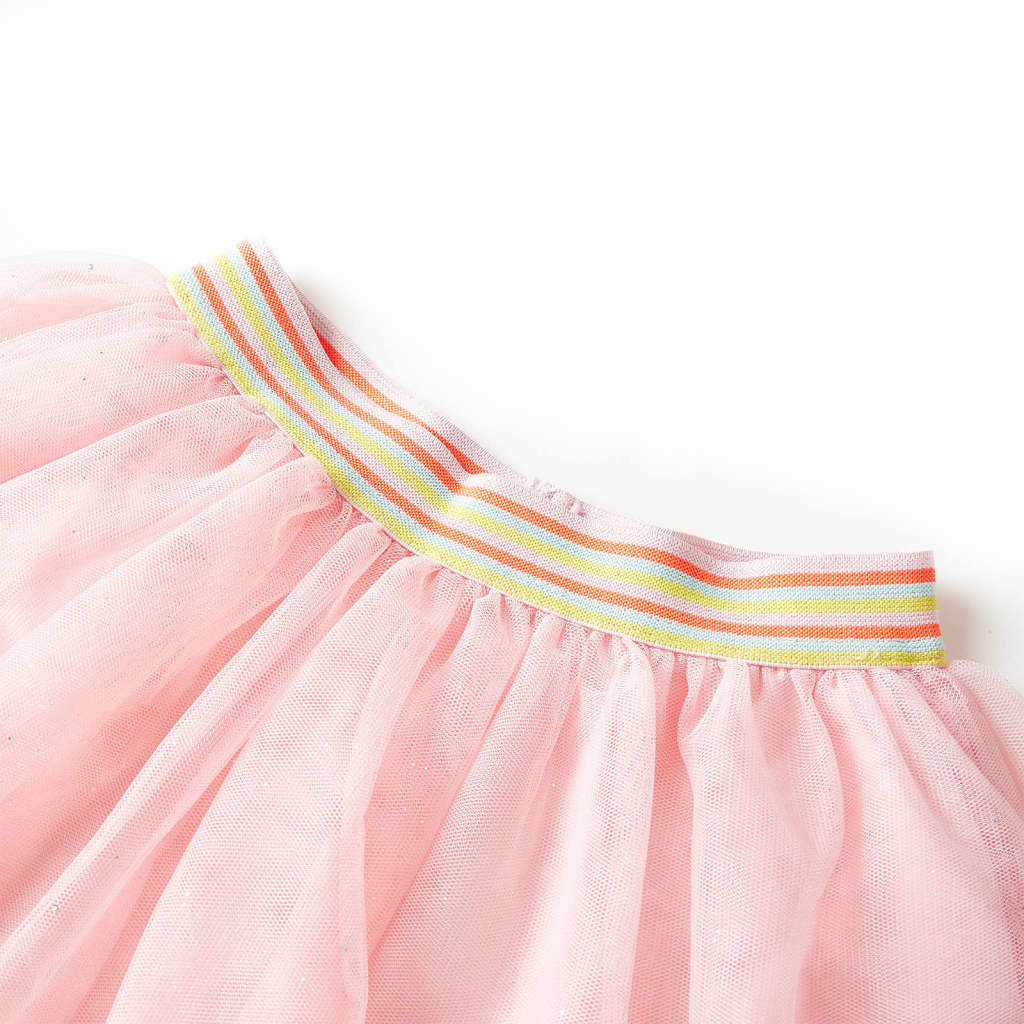 Kinderrock mit Tüll Hellrosa 92