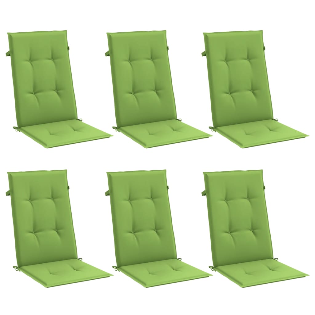 Hochlehner-Auflagen 2 Stk. Melange Anthrazit 120x50x7cm Stoff