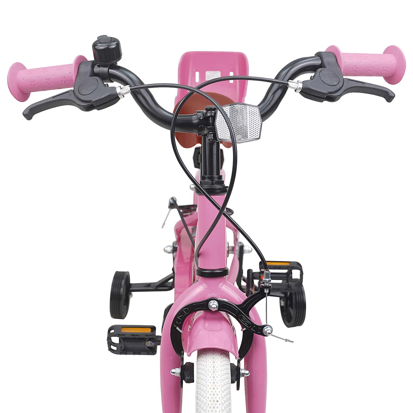 Kinderfahrrad 12 Zoll für 2-4 Jahre alt Hellrosa