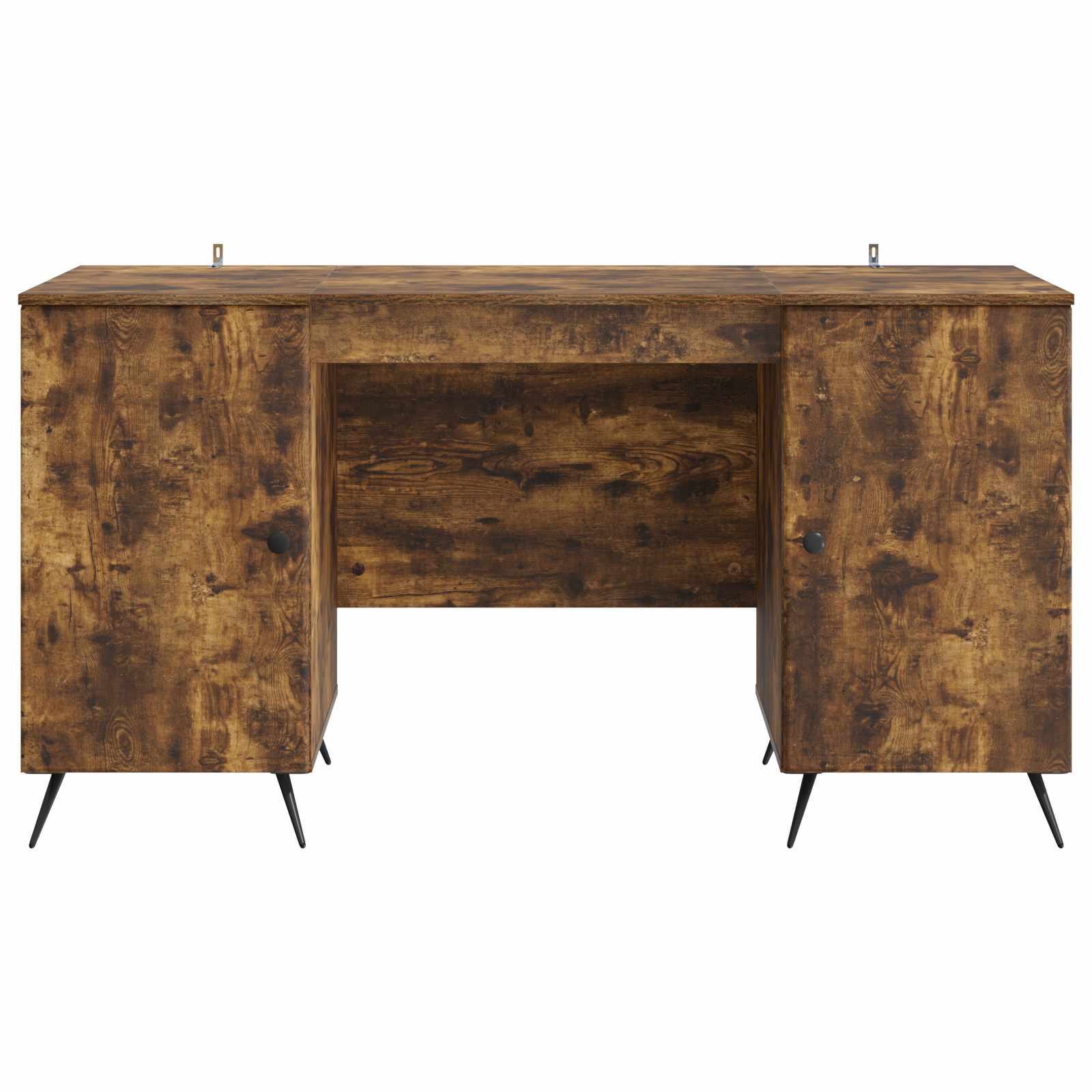 Schreibtisch mit Regal Schwarz 142,5 x 50 x 75 cm Holzwerkstoff