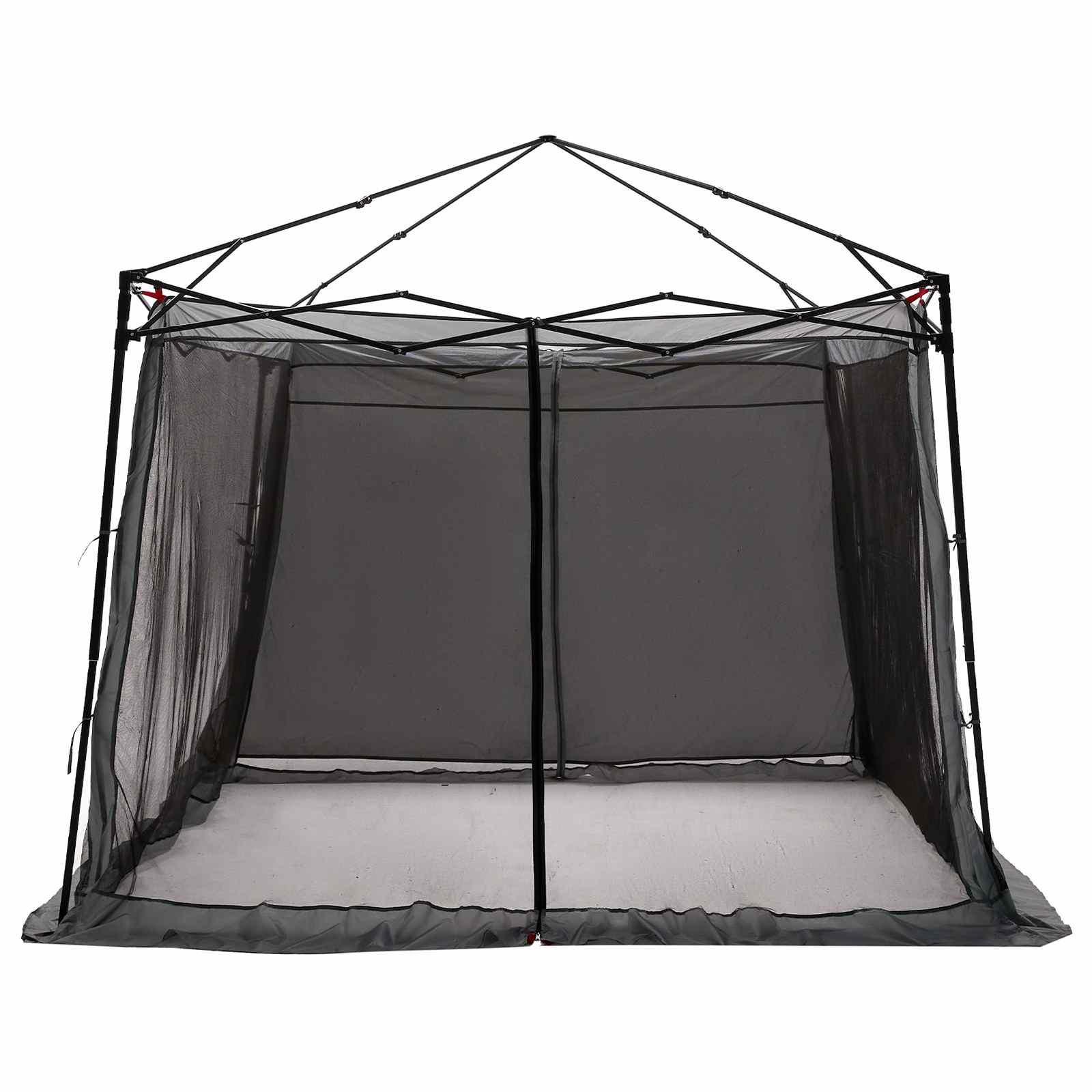 Camping-Zelt-Set mit Dach 2 pcs Blau Taffeta und Stoff