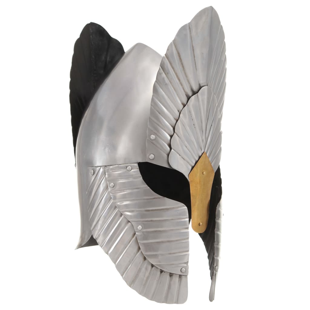 Preußische Pickelhaube Antik Replik für LARP Schwarz Stahl