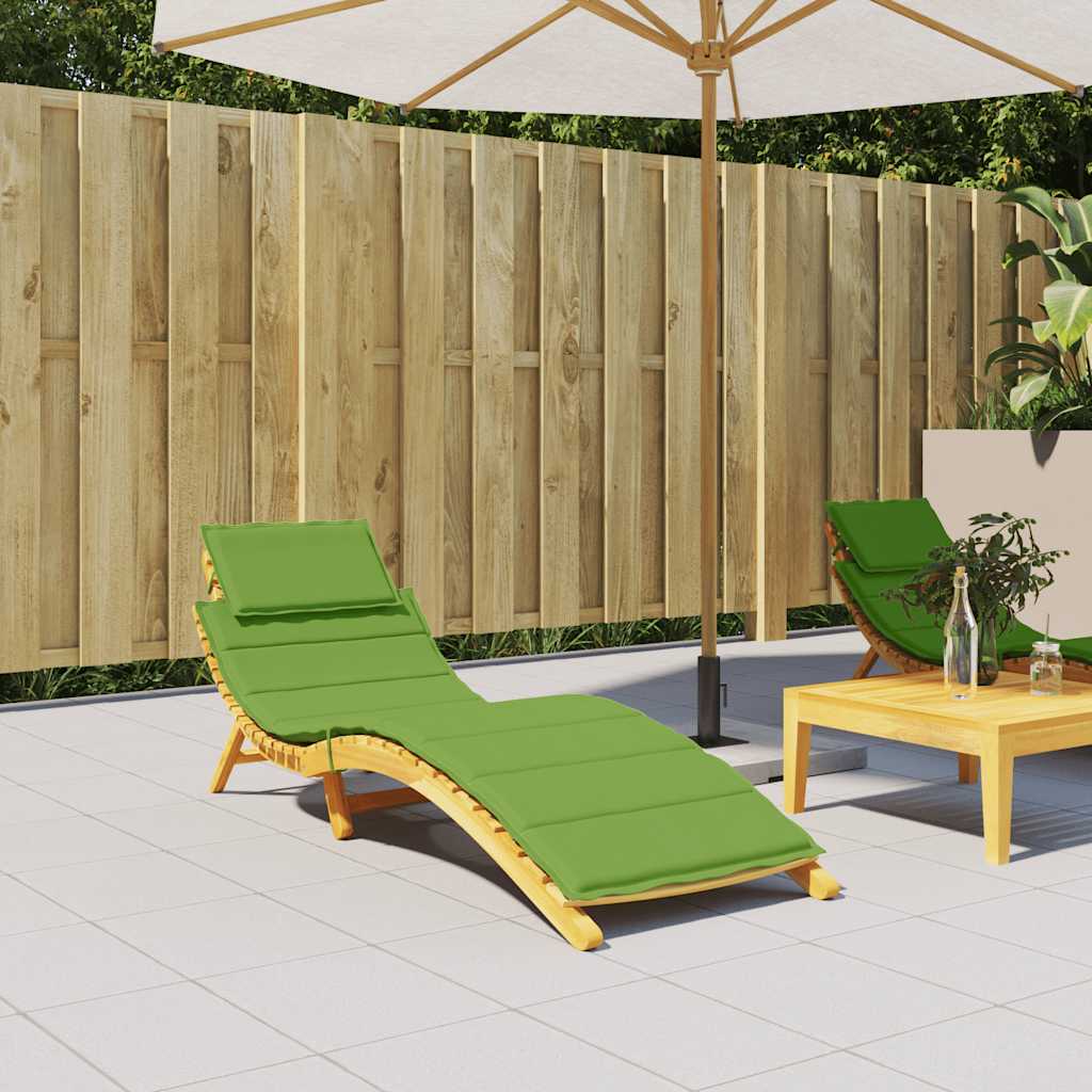 Sonnenliegen-Auflage Melange Anthrazit 186x58x4 cm Stoff
