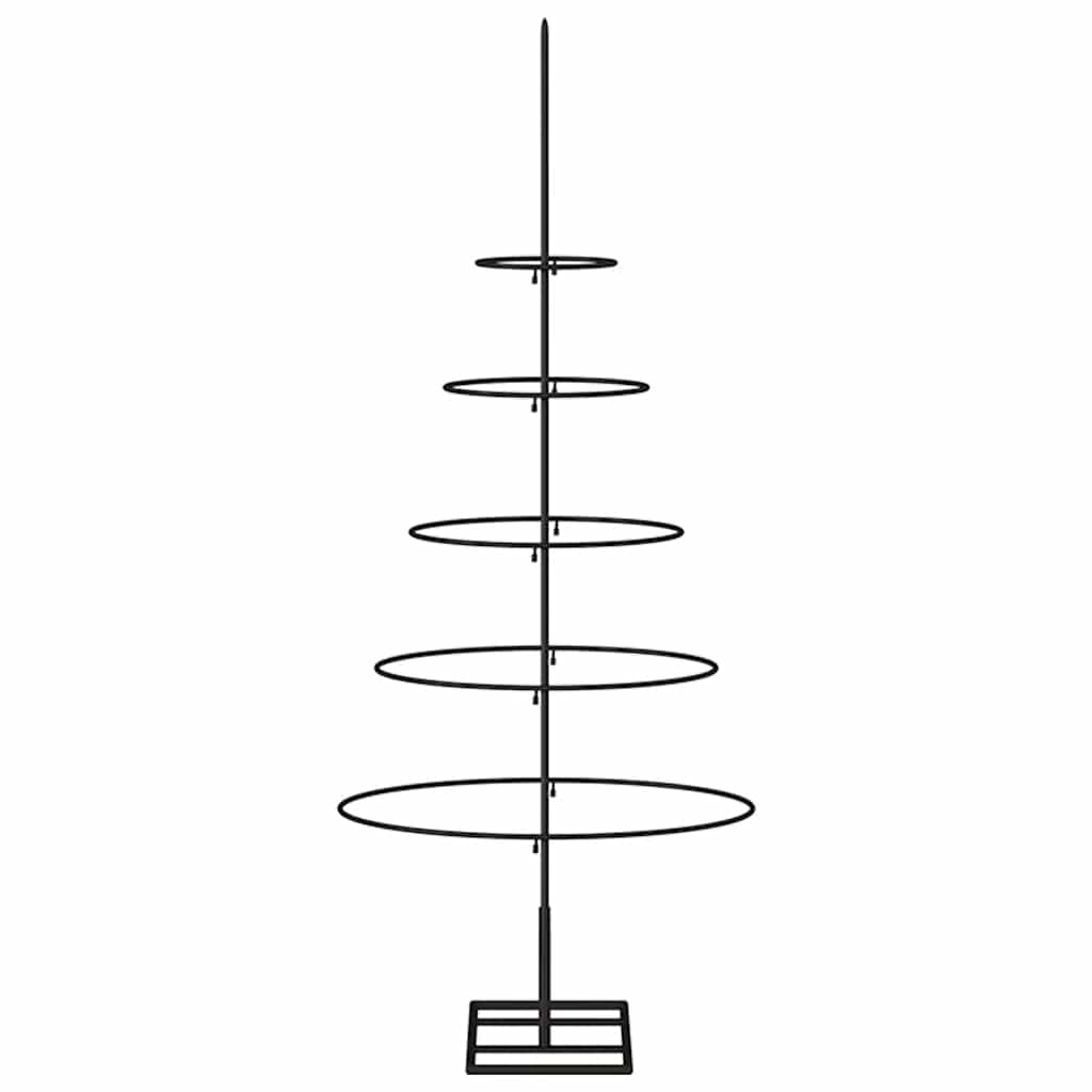 Metall-Weihnachtsbaum Deko Schwarz 60 cm
