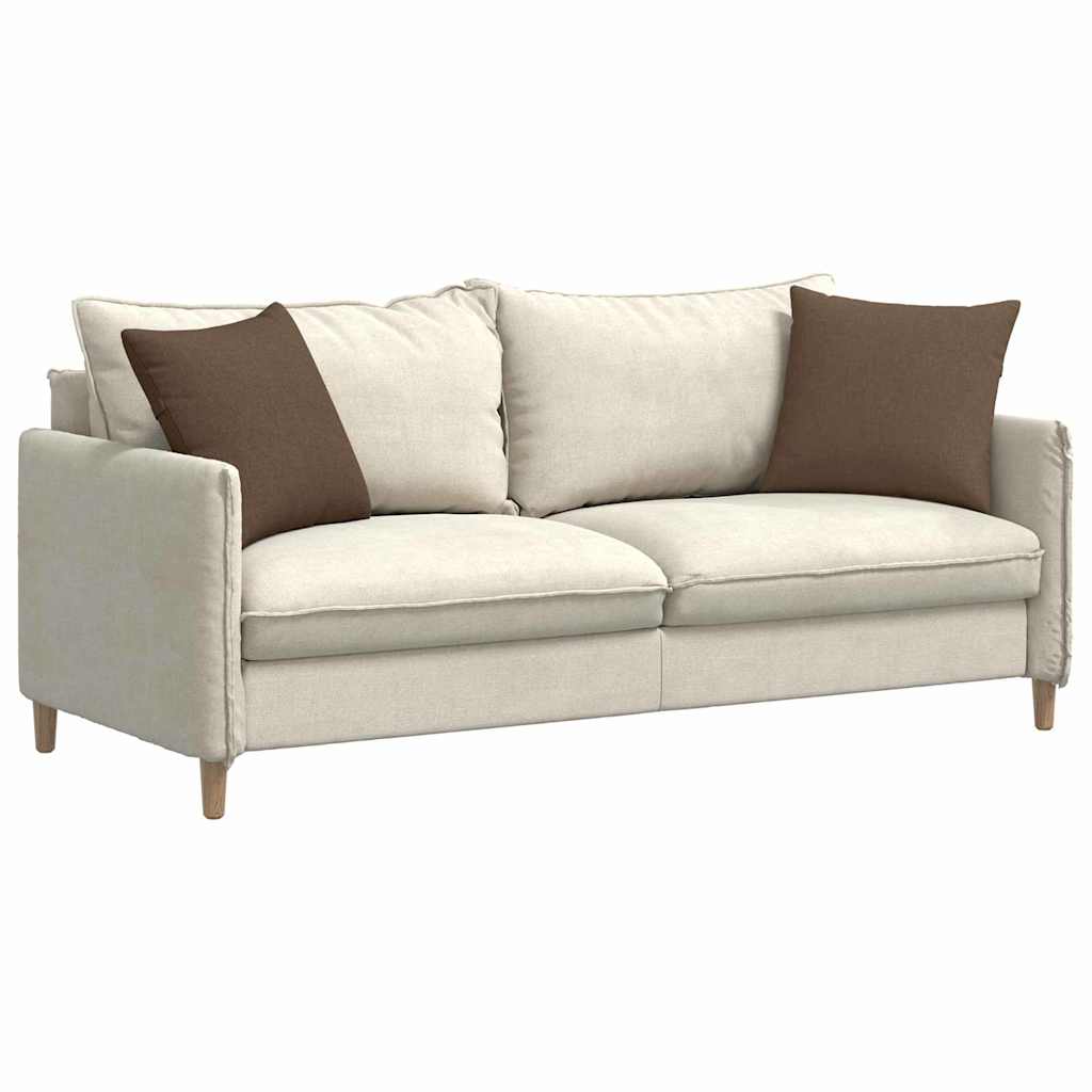 Sofakissen 2 pcs Hellgrau 50 x 30 cm Stoff
