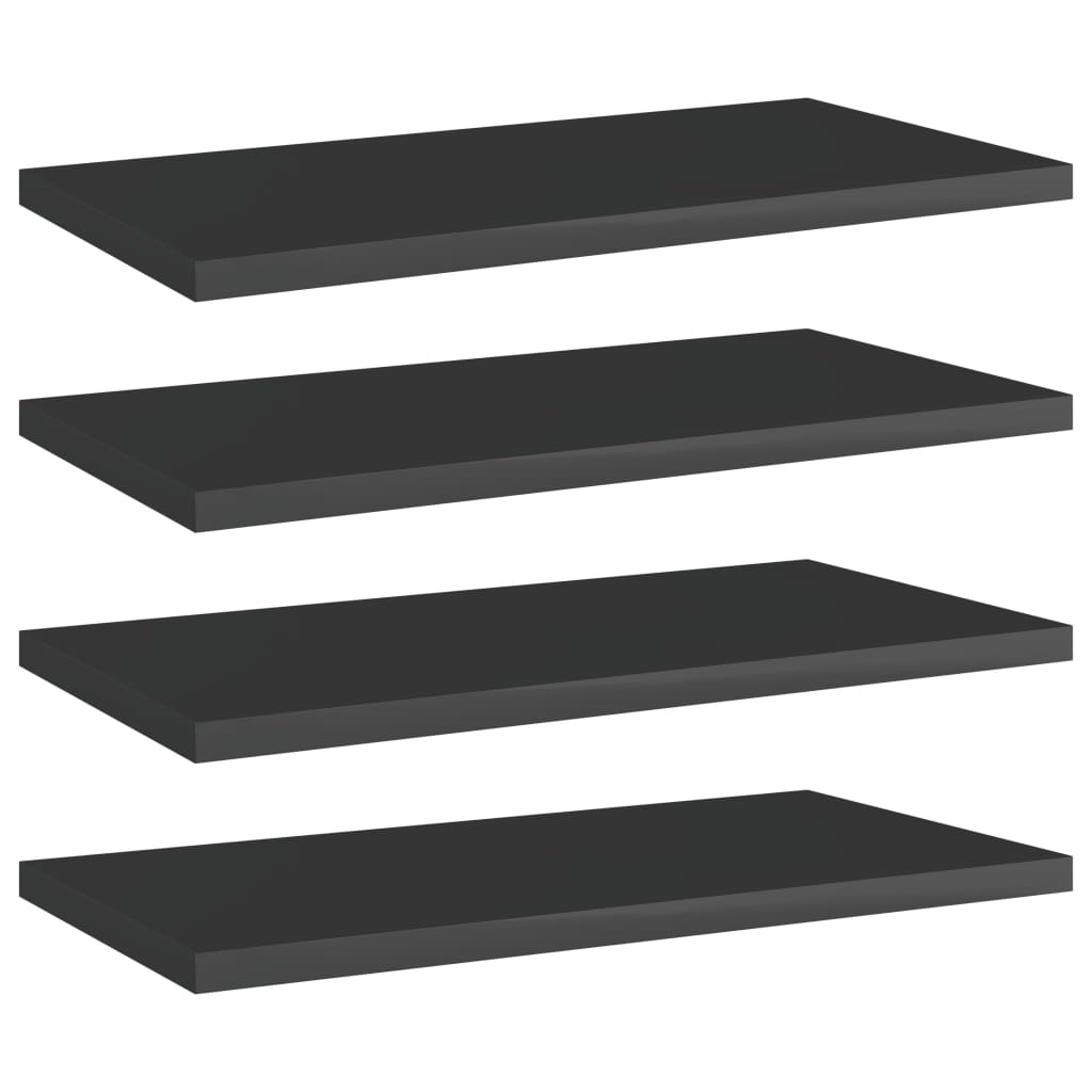Bücherregal-Bretter 4 Stk. Weiß 40x10x1,5 cm Holzwerkstoff
