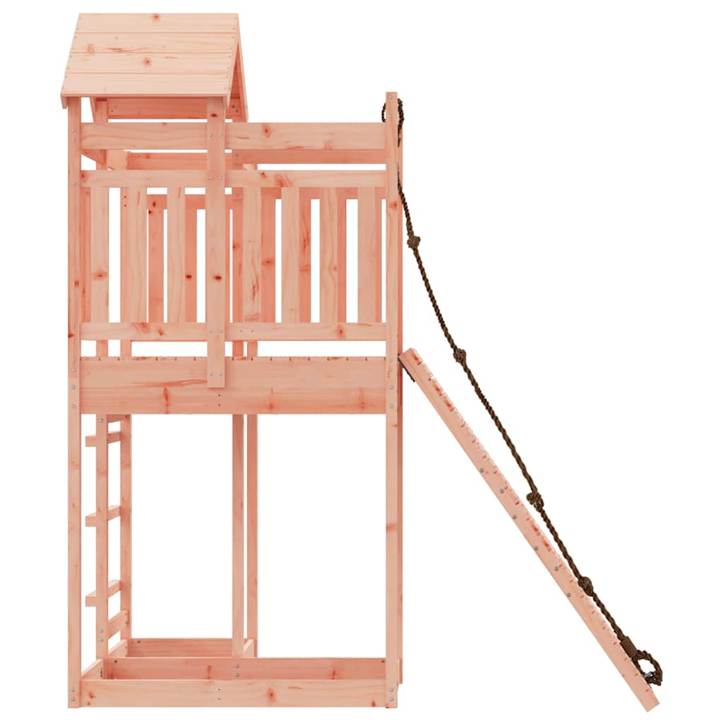 Spielturm mit Kletterwand Massivholz Kiefer