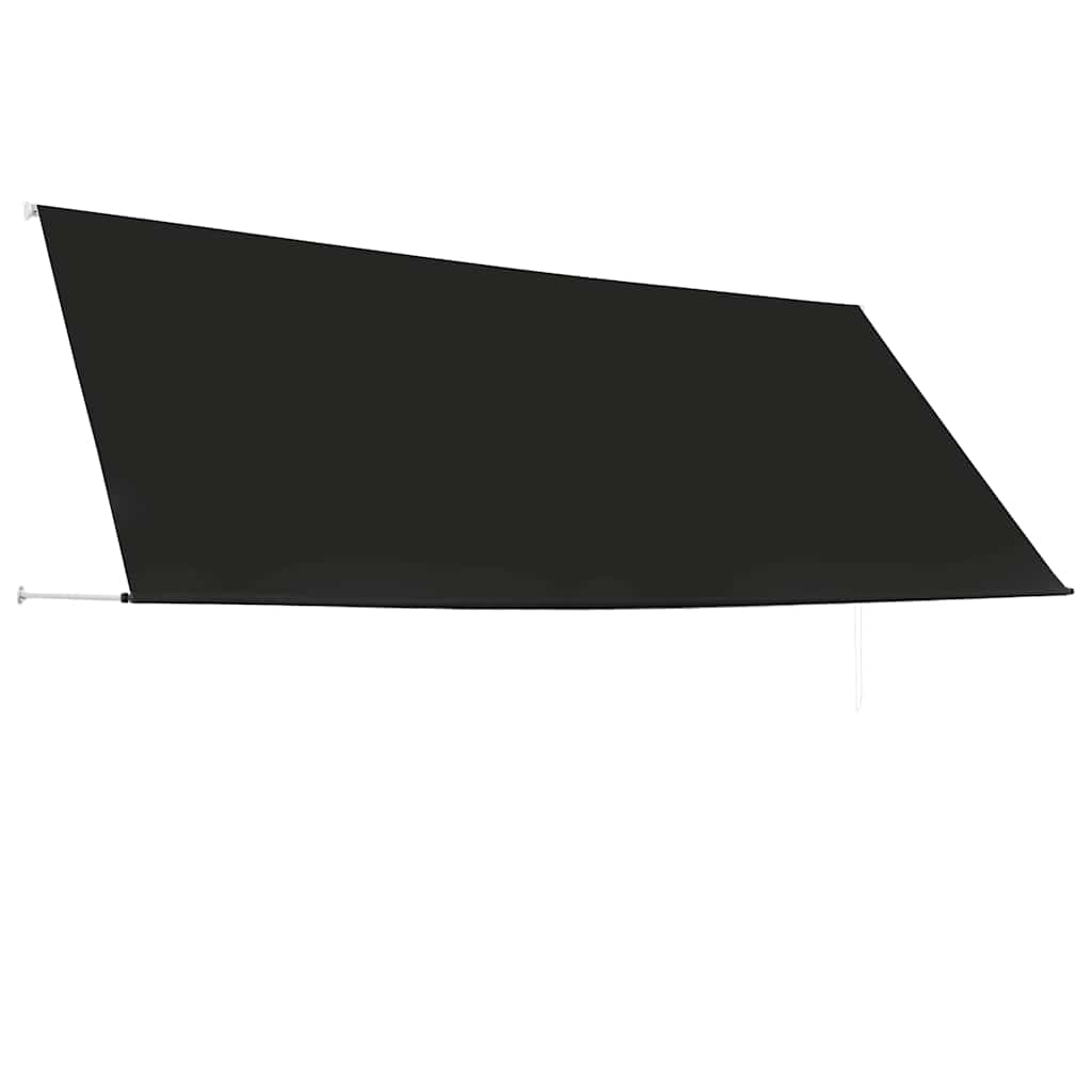 Einziehbare Markise 150×150 cm Blau und Weiß