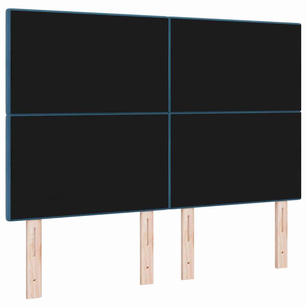 Kopfteil Hellgrau 80 cm Samt
