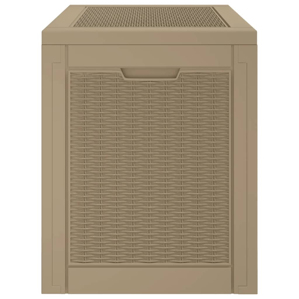 Gartenbox Schwarz 55,5x43x53 cm Polypropylen